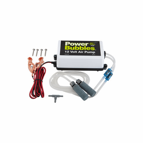 Marine Metal Power Bubbles Aerator with 12V Air Pump