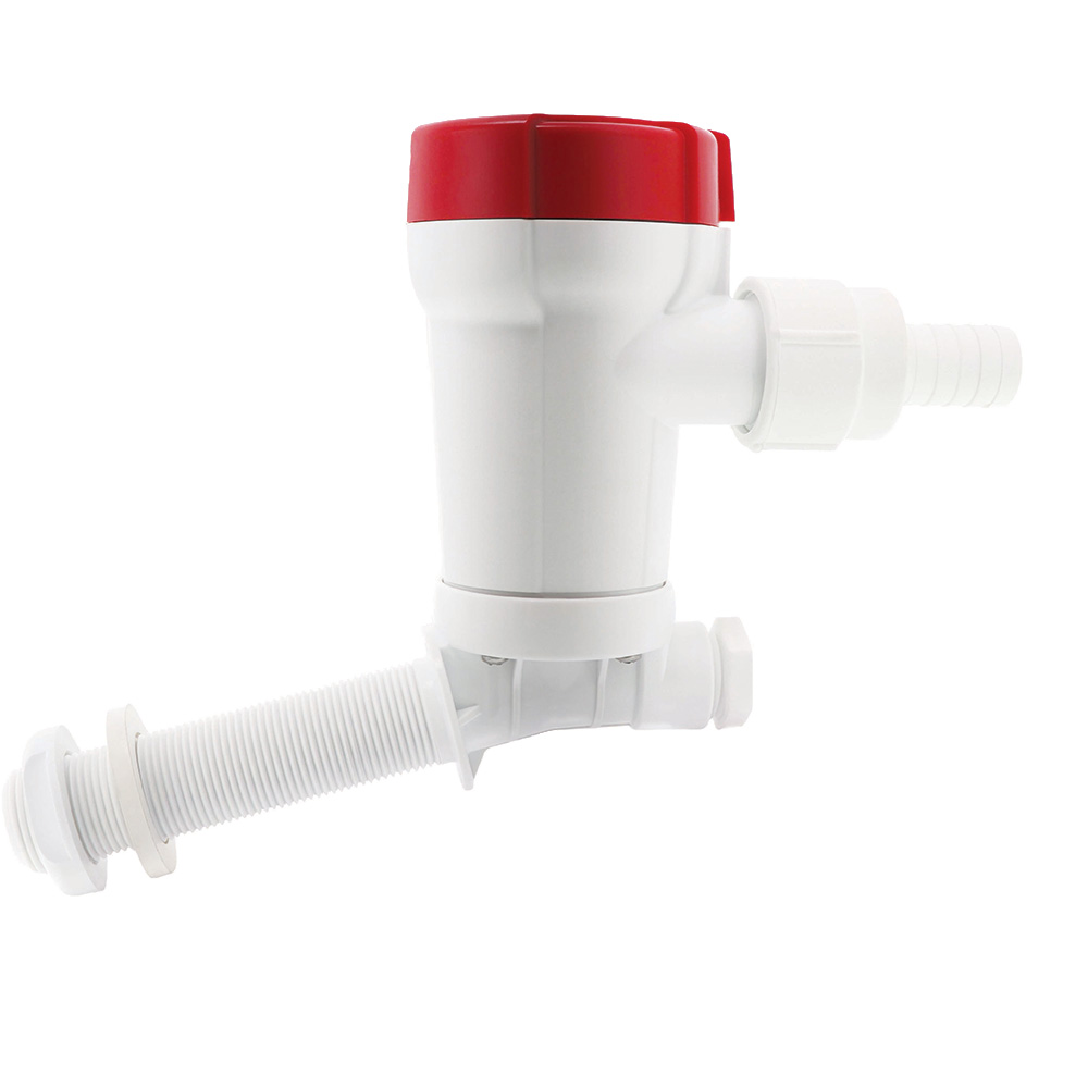 Rule Livewell Pump Angled Thru-Hull Inlet