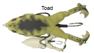 Lunkerhunt Prop Frog 3.5" 1/2 oz.