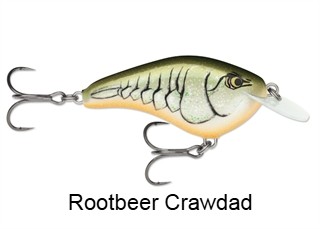 Rapala OG Tiny 04 Shallow Diving Crankbait