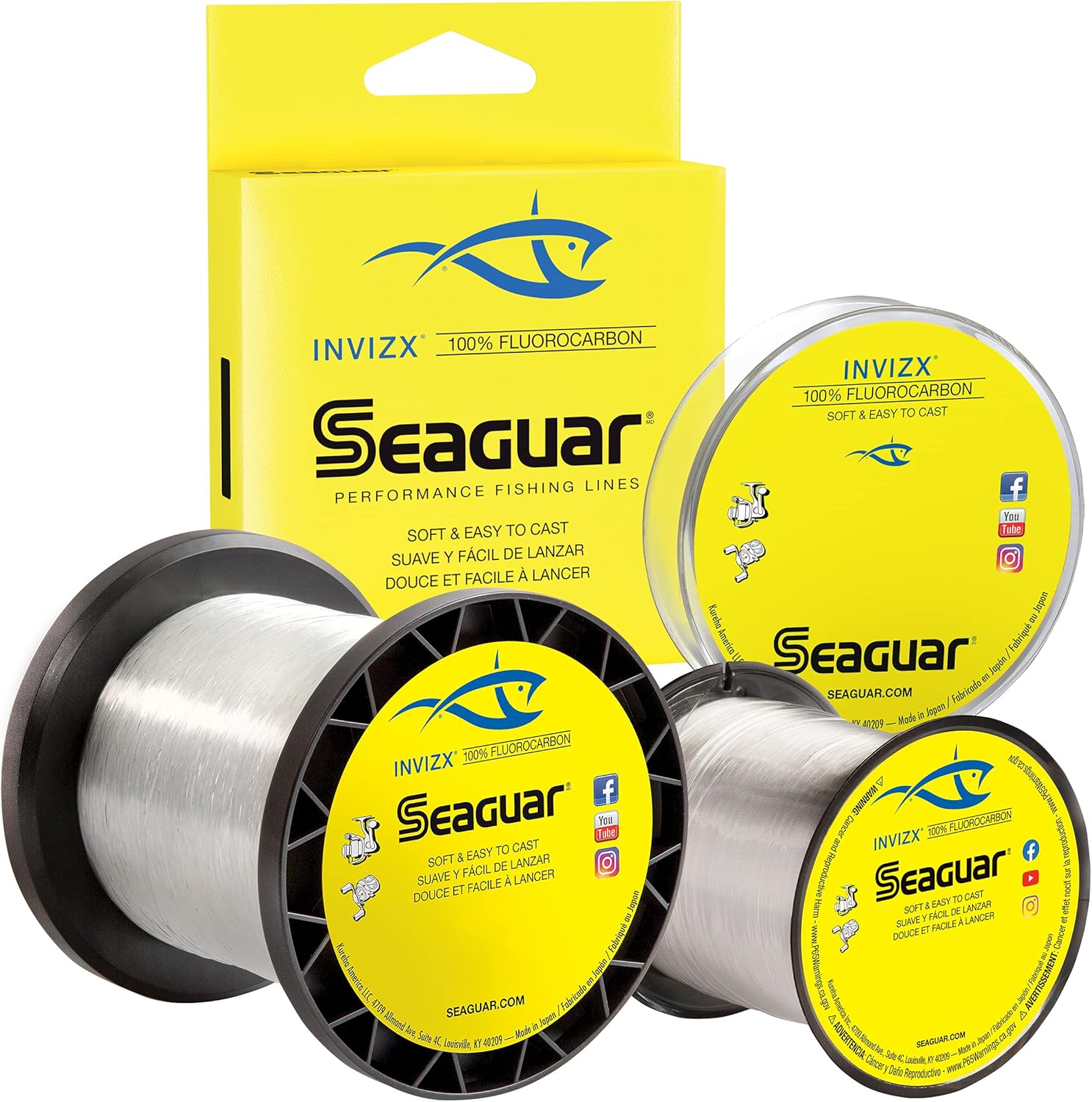 Seaguar InvizX Fluorocarbon Fishing Line