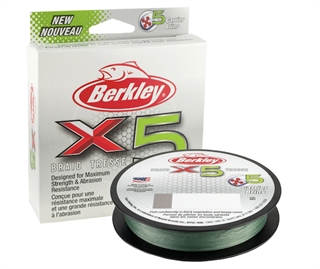 Berkley X5 Braided Line- Low Vis Green