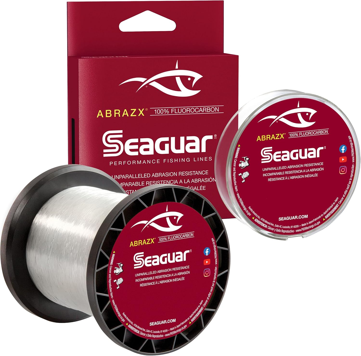 Seaguar ABRAZX 100% Fluorocarbon Fishing Line
